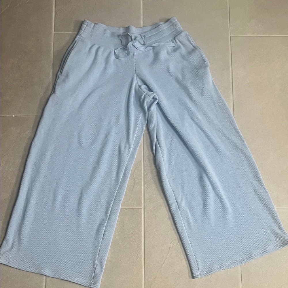 Light Blue Wide-Leg Gilly Hicks Pants